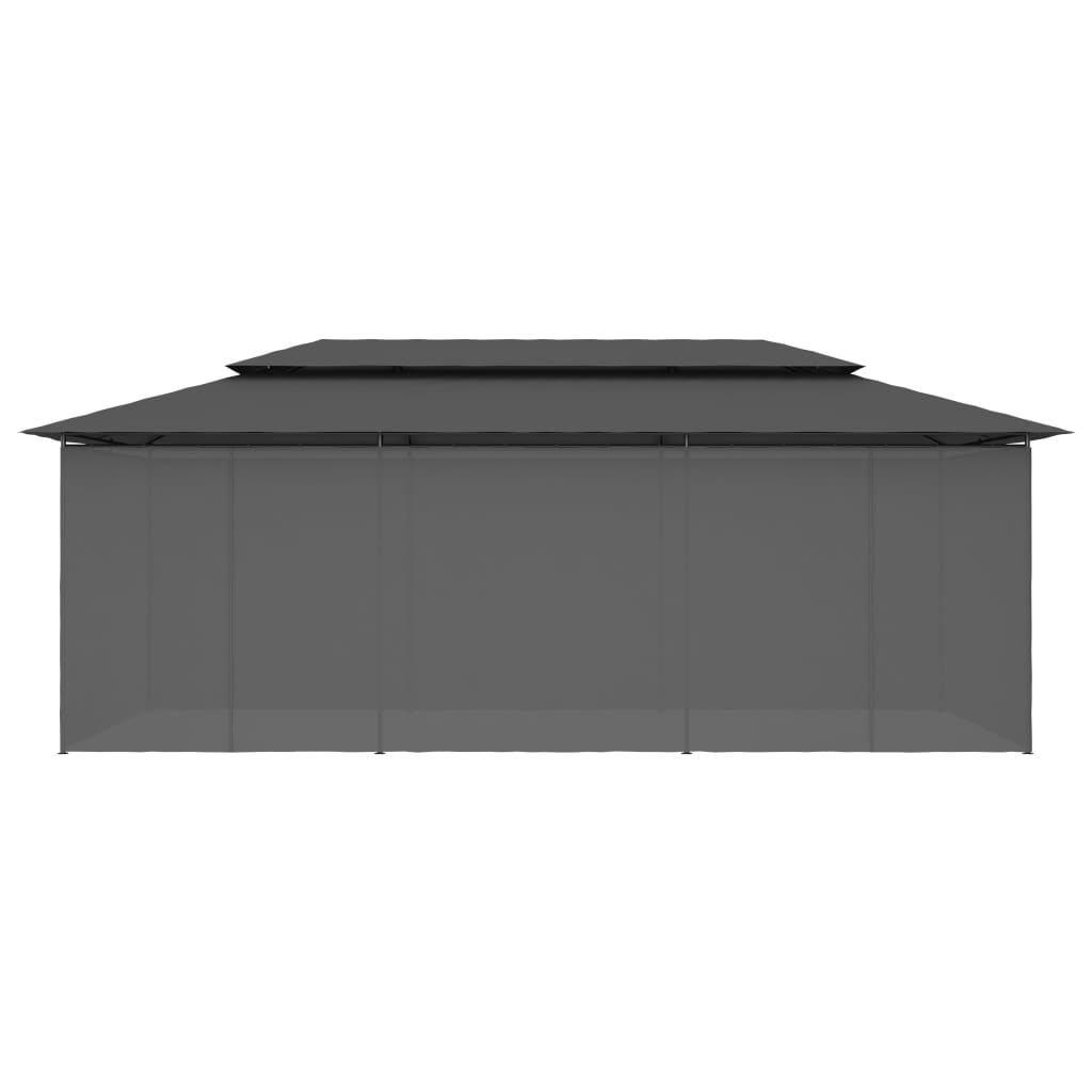 Paviljong med draperier