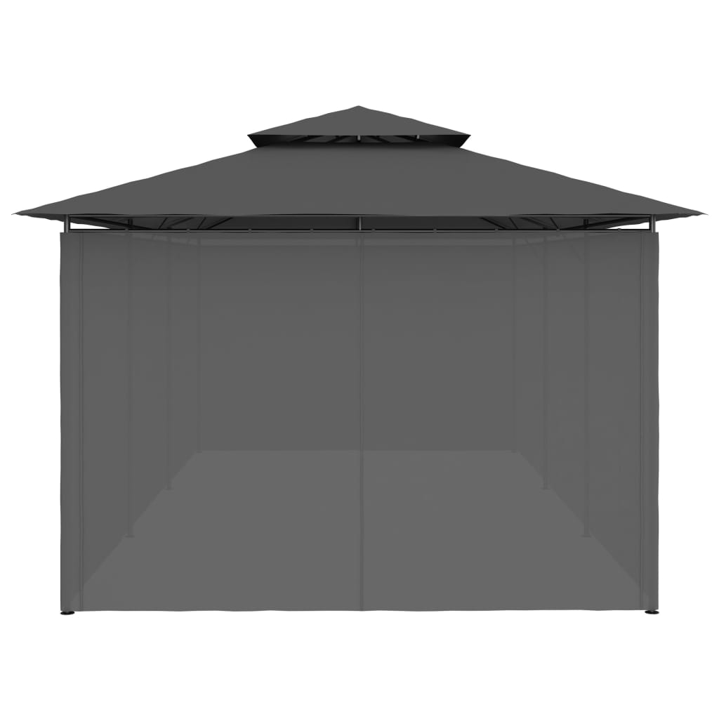 Paviljong med draperier
