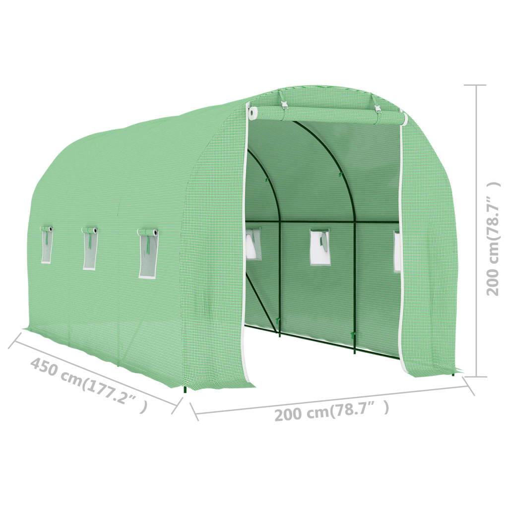 Växthus 9 m²