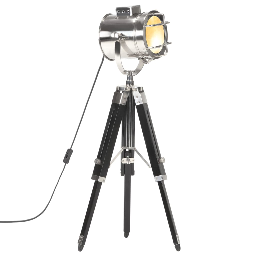 Golvlampa massivt mangoträ 69 cm