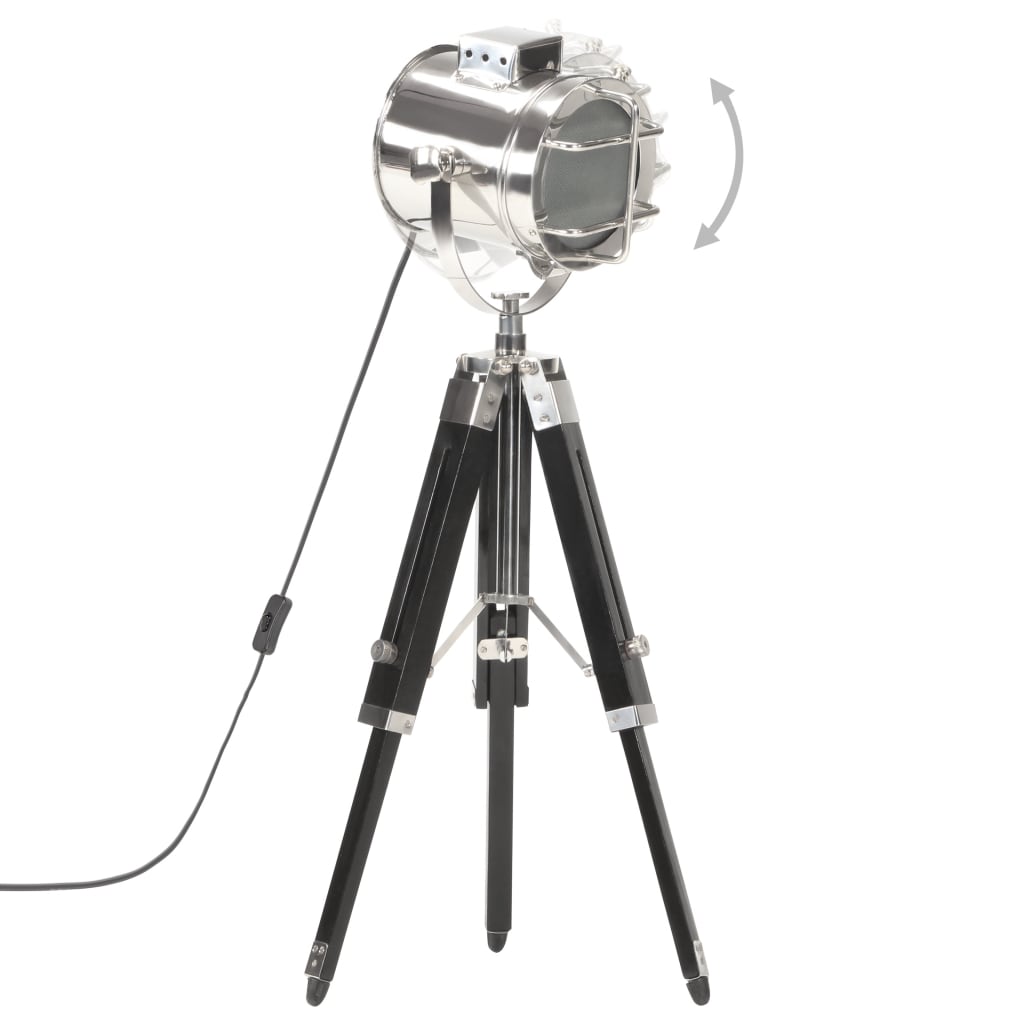 Golvlampa massivt mangoträ 69 cm