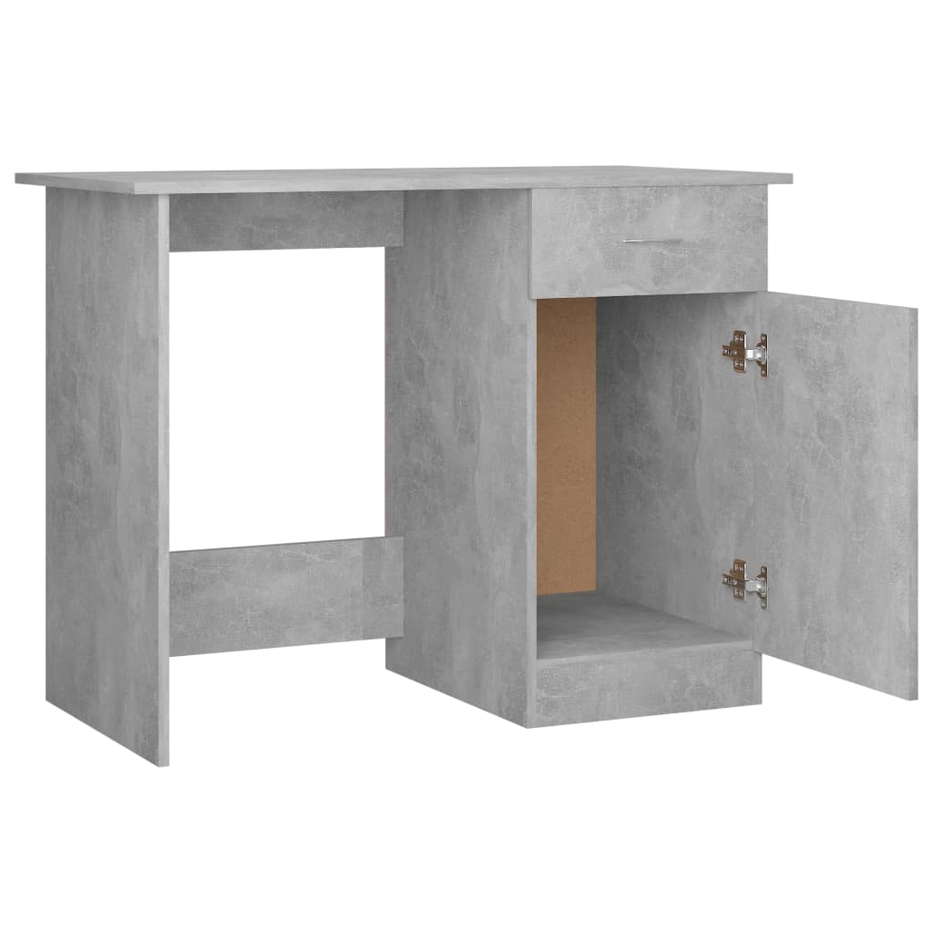 Skrivbord Betonggrå Konstruerat