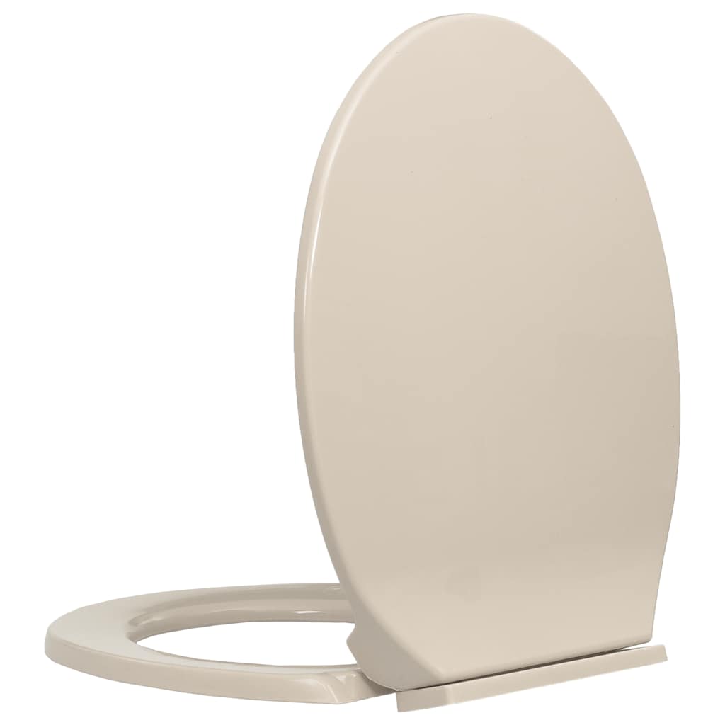 Toalettsits Mjuk Stängning Aprikos Oval
