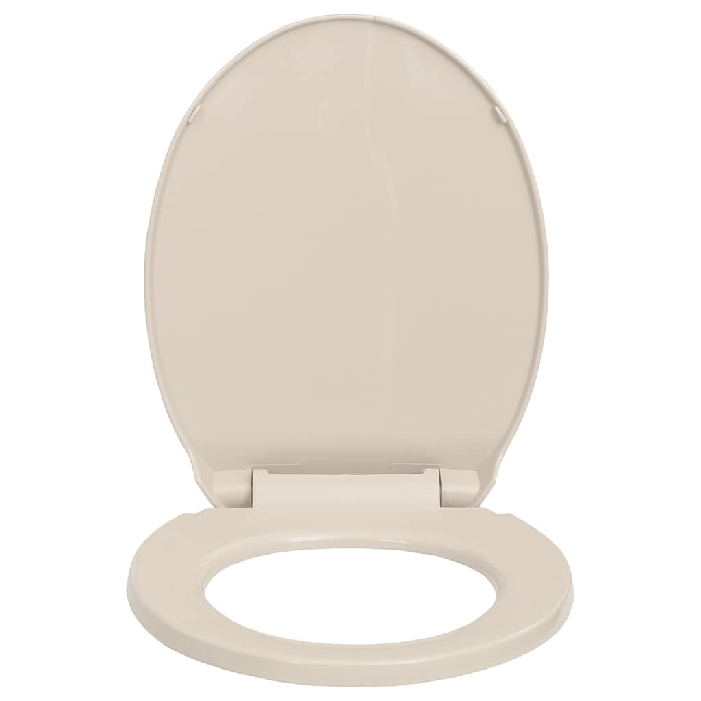 Toalettsits Mjuk Stängning Aprikos Oval