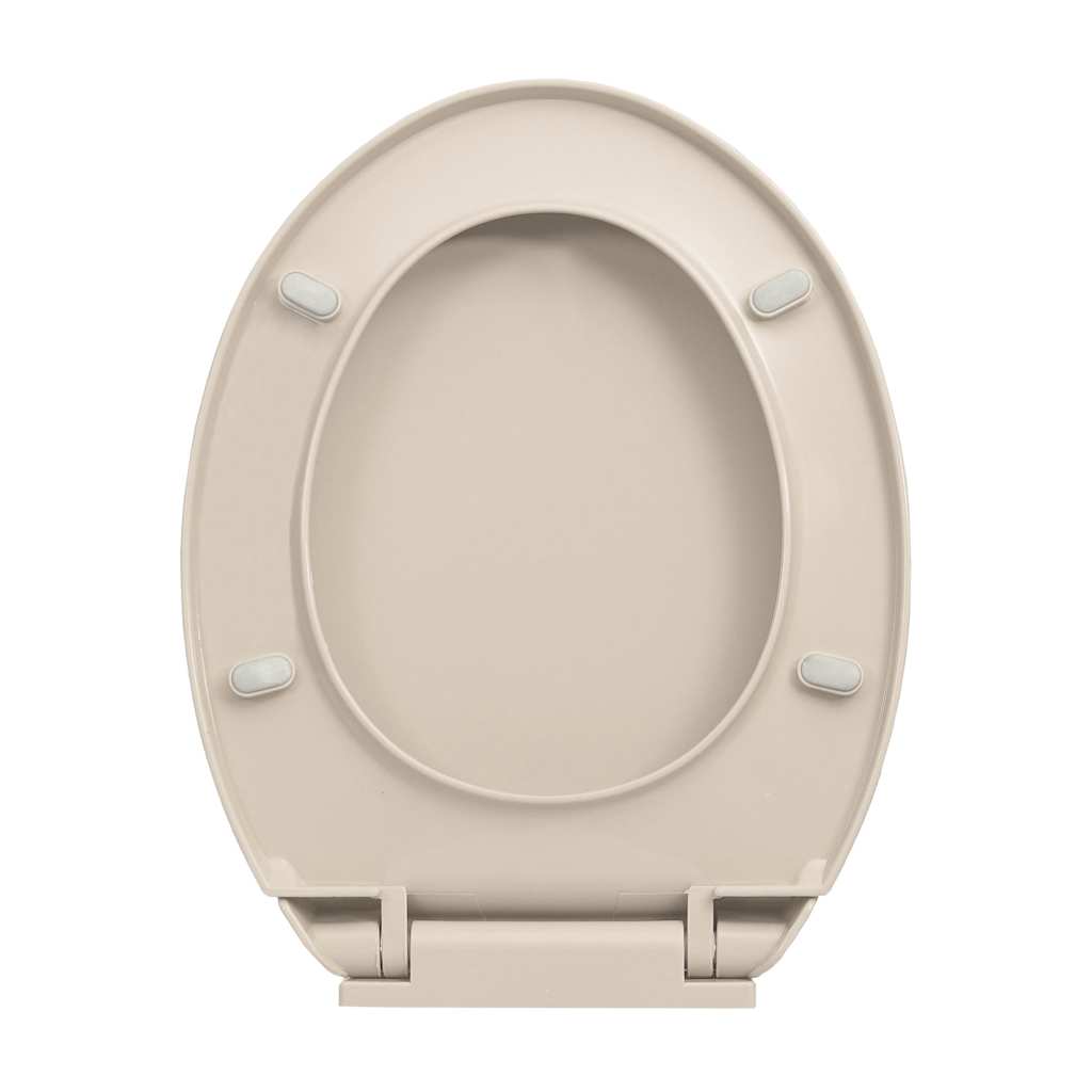 Toalettsits Mjuk Stängning Aprikos Oval