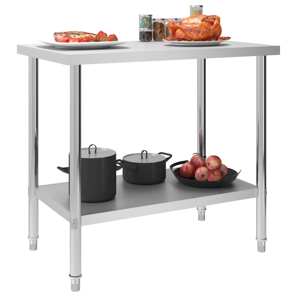 Arbetsbord Rostfritt
