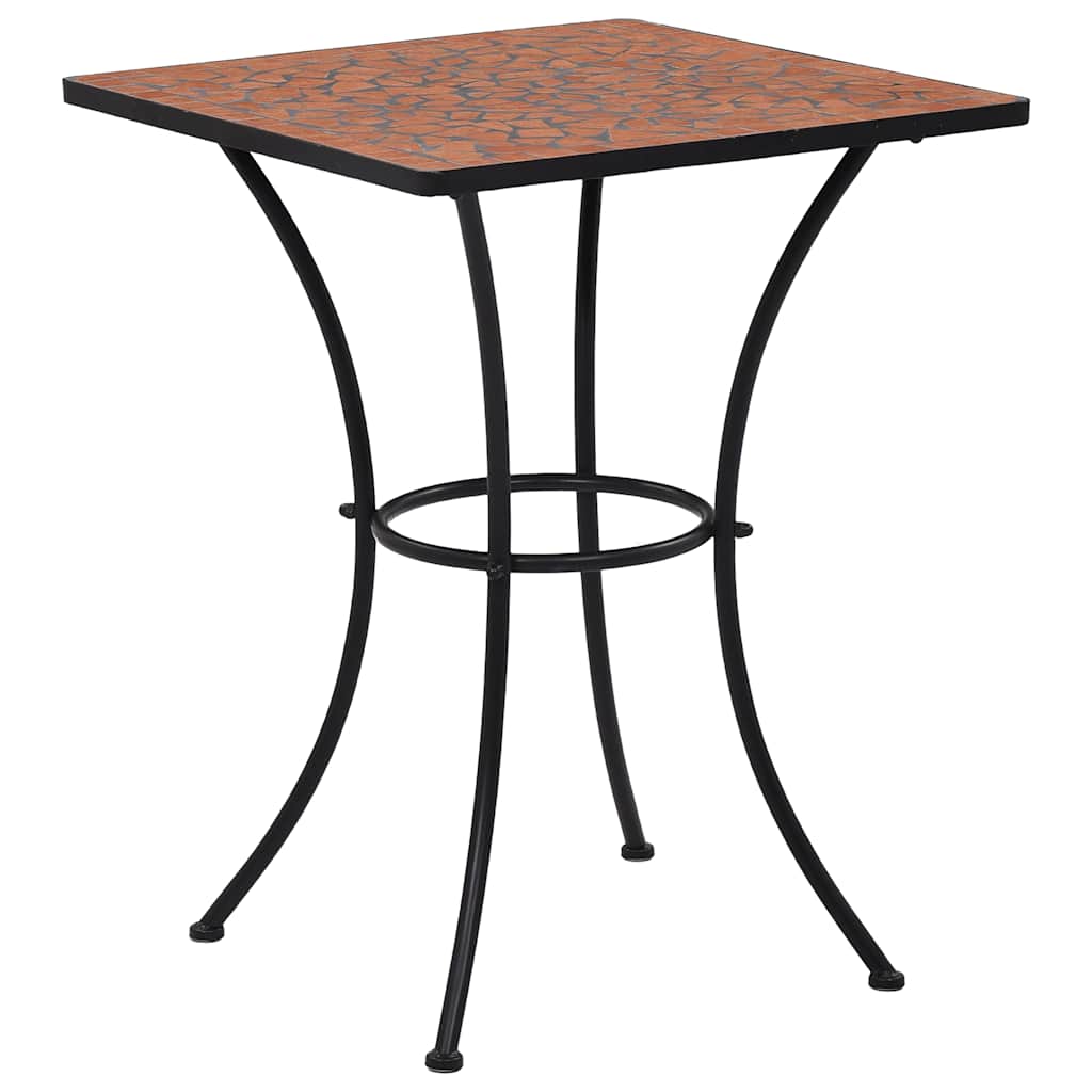 Mosaikbord terrakotta