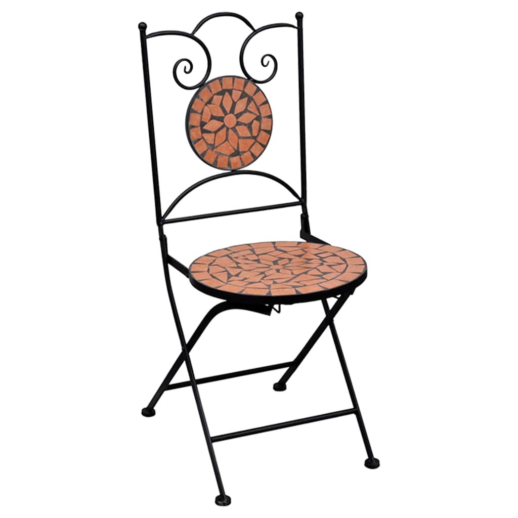 Mosaikbord terrakotta