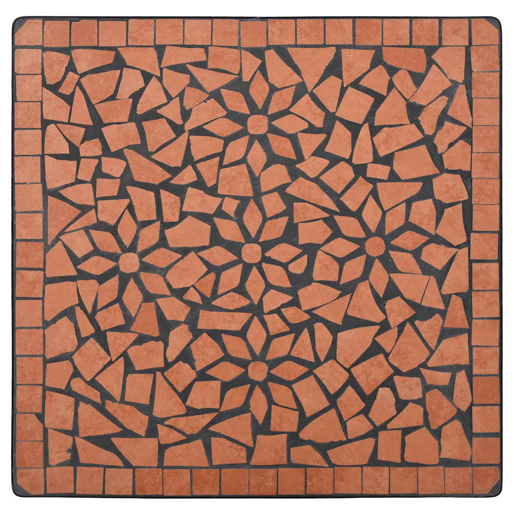 Mosaikbord terrakotta