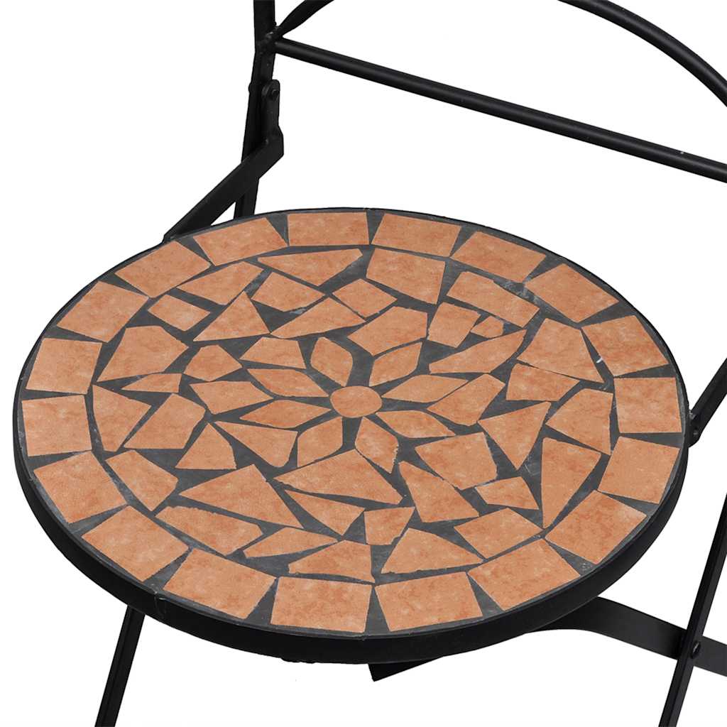 Mosaikbord terrakotta
