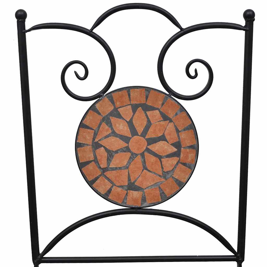 Mosaikbord terrakotta