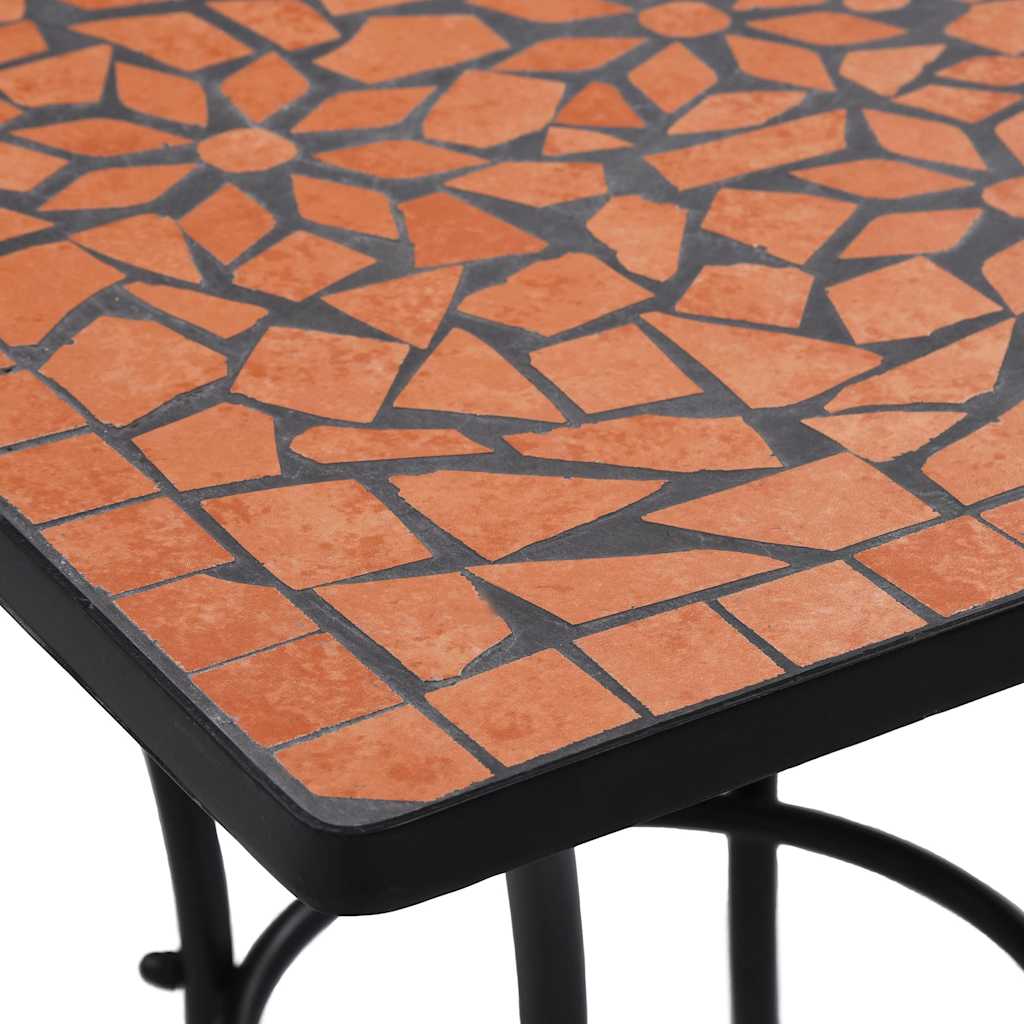 Mosaikbord terrakotta