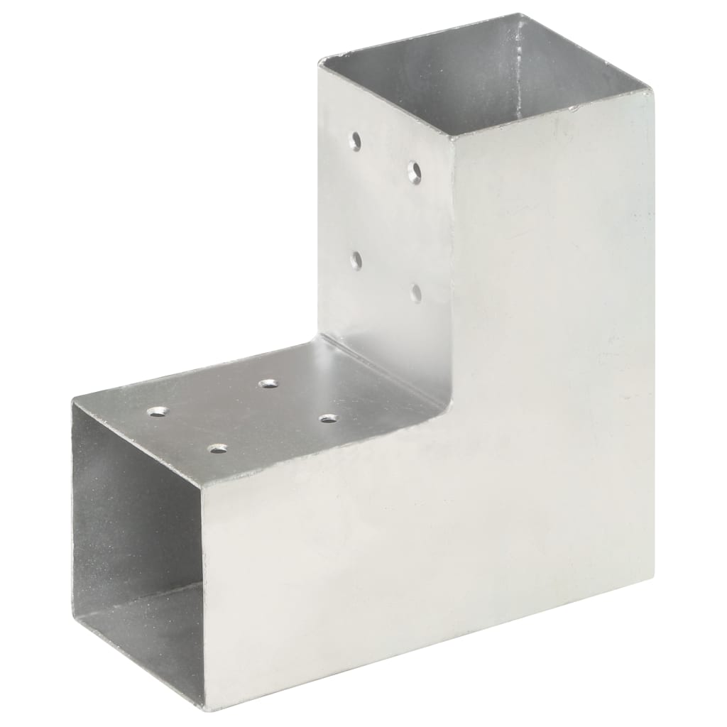 Stolpbeslag L-form galvaniserad metall