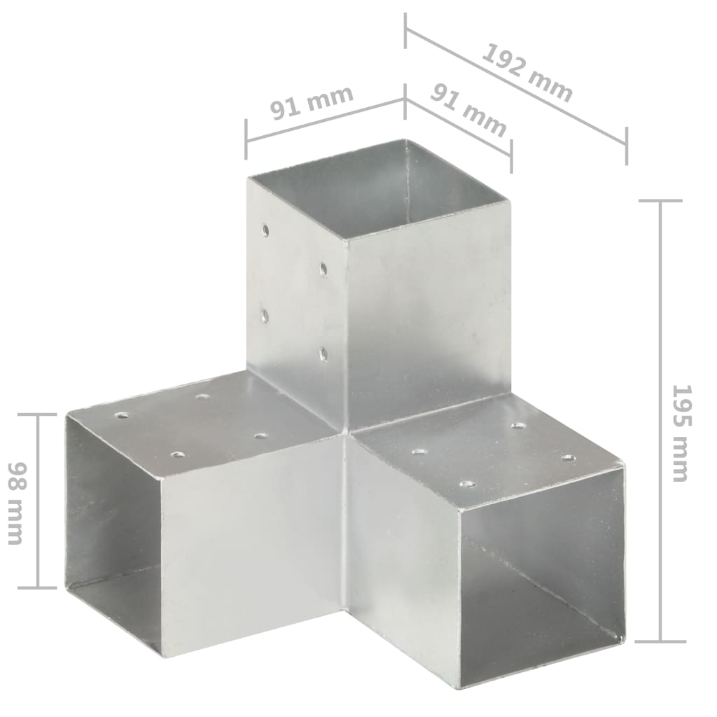 Stolpbeslag Y-form