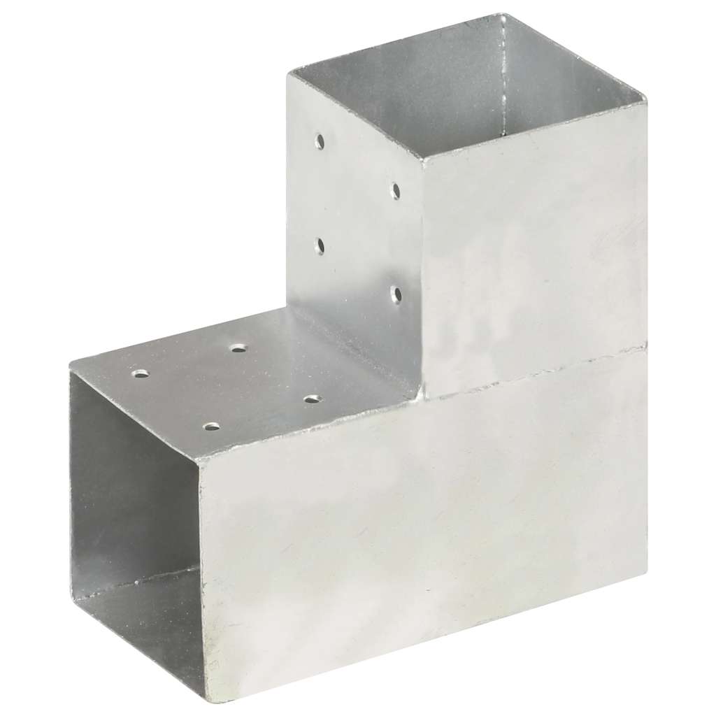 Stolpbeslag L-form galvaniserad metall