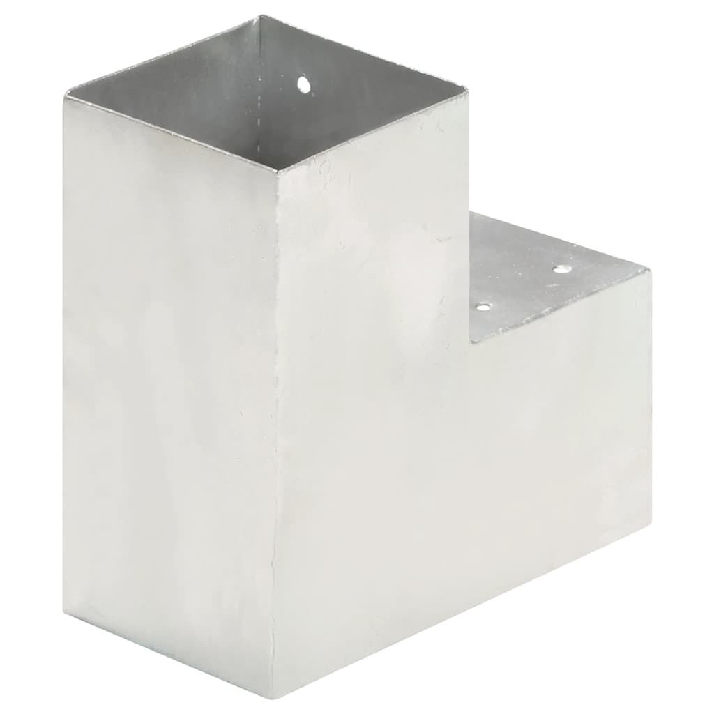 Stolpbeslag L-form galvaniserad metall