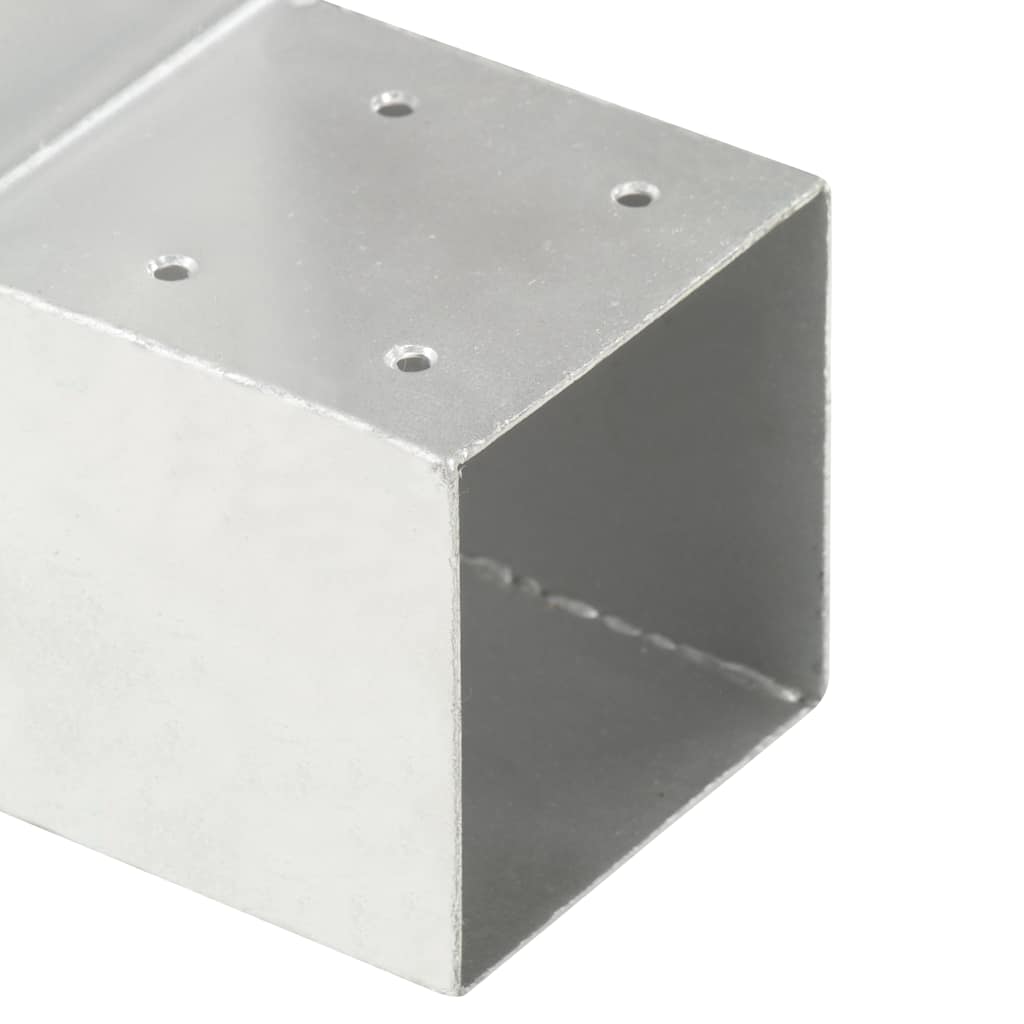 Stolpbeslag L-form galvaniserad metall