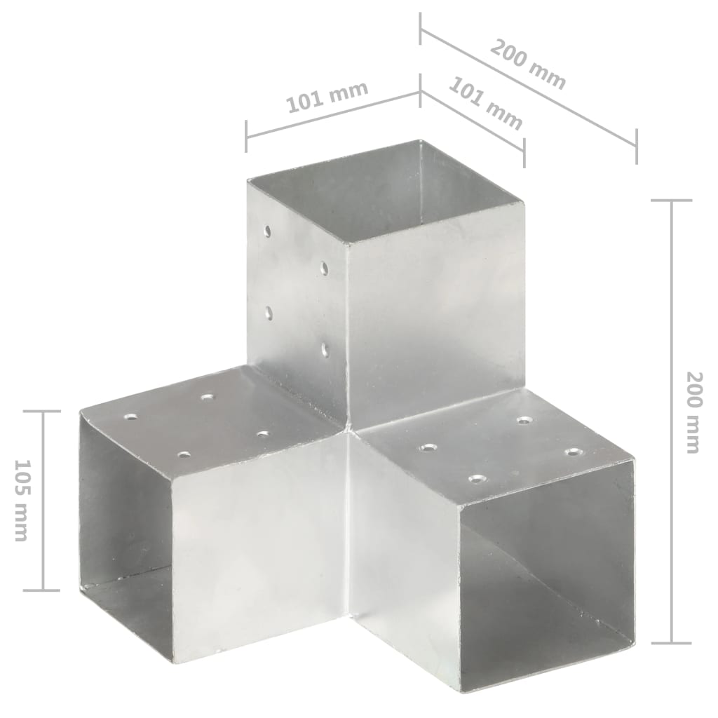 Stolpbeslag Y-form