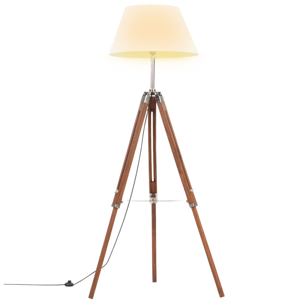Golvlampa och Massivt Teakträ