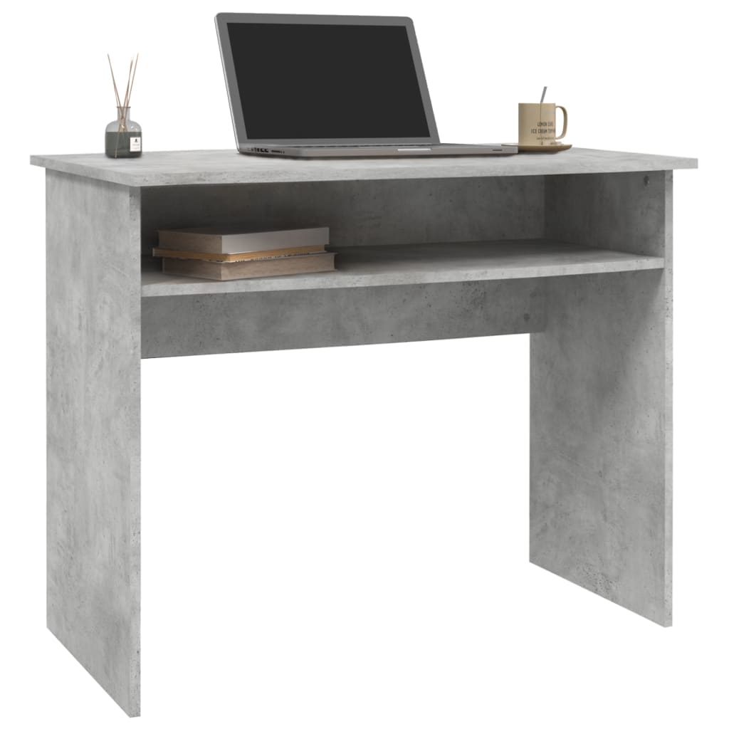 Skrivbord Betonggrå Konstruerat