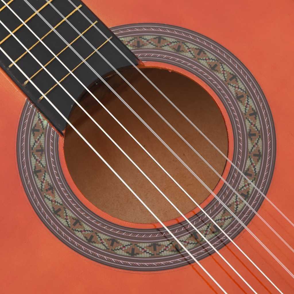 Gitarr för nybörjare och barn klassisk 3 och 4 36" amerikansk lind