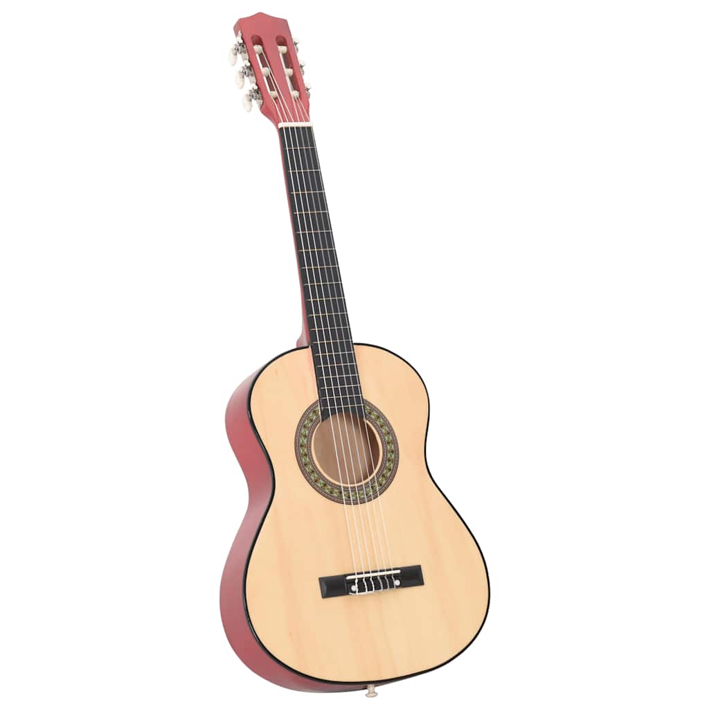 Gitarr för nybörjare och barn klassisk 1 och 2 34" amerikansk lind