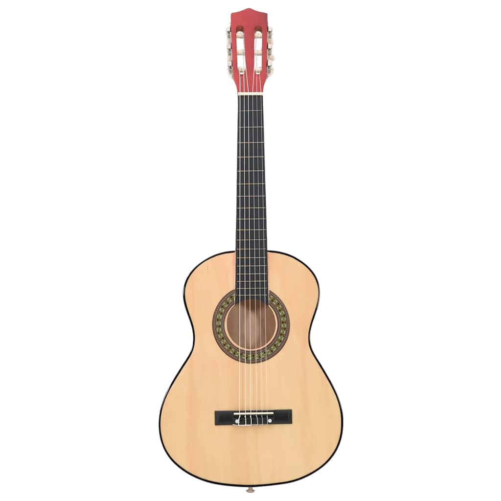 Gitarr för nybörjare och barn klassisk 1 och 2 34" amerikansk lind