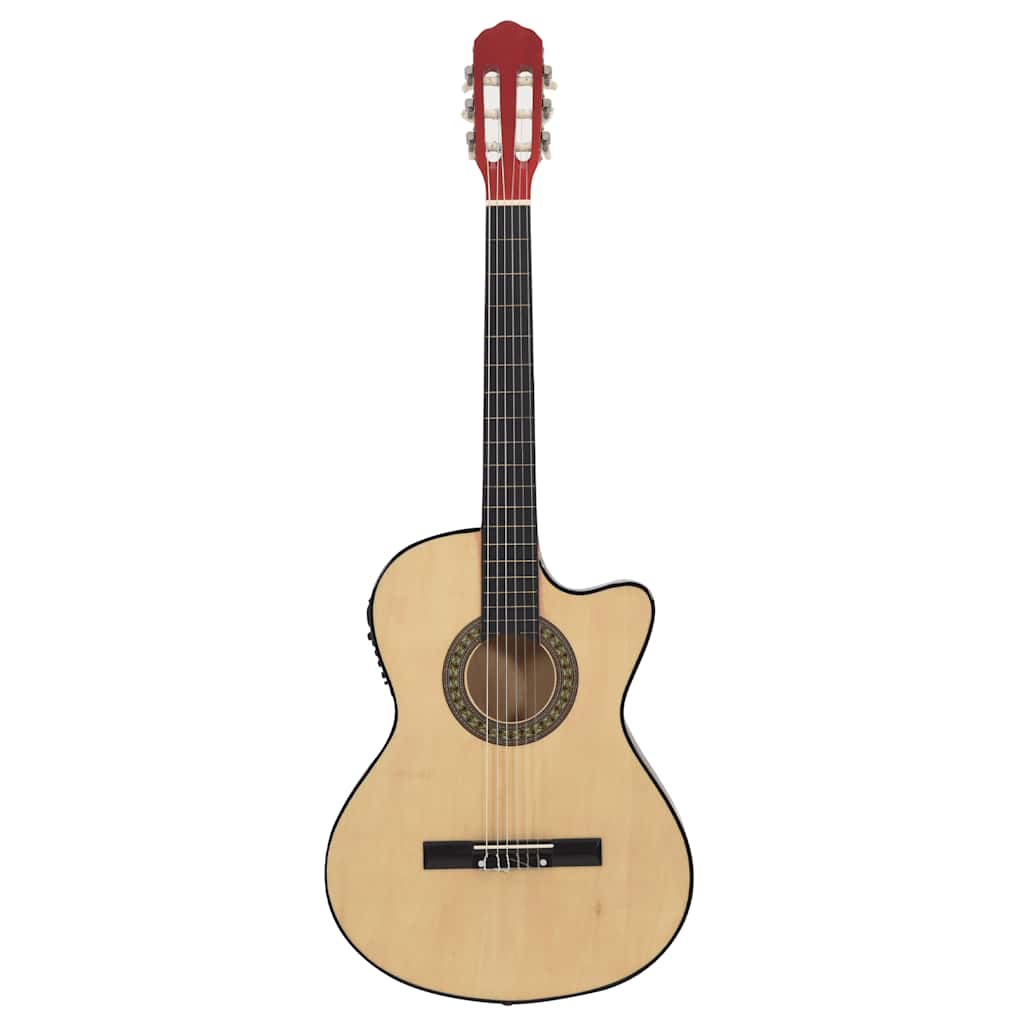 Westerngitarr med cutaway EQ och 6 strängar