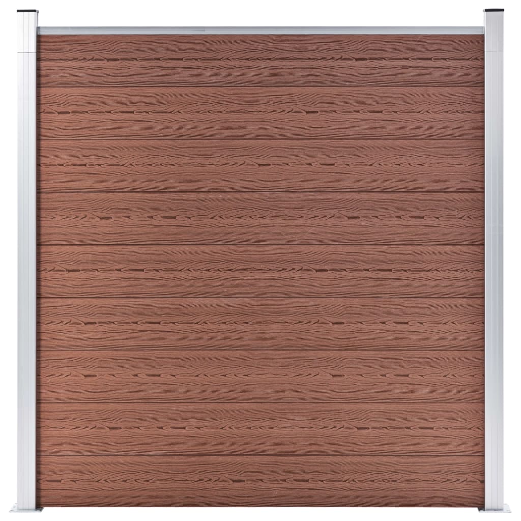 Wpc-staketpanel 10 Fyrkantig + 1 Vinklad