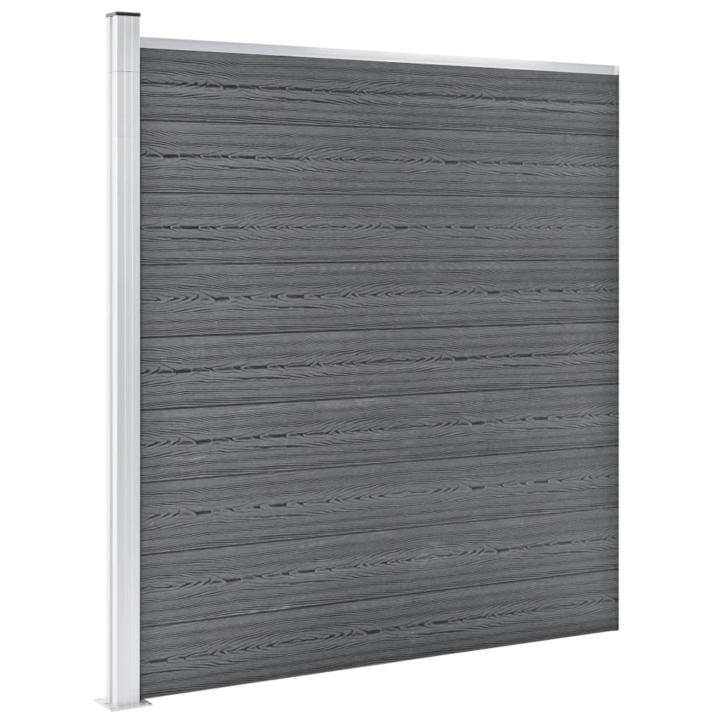WPC-staketpanel 6 fyrkantig + 1 vinklad