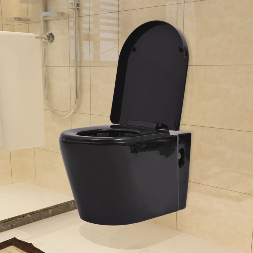 Vägghängd Toalett med Dold Cistern