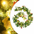 Julgirlang med LED-lampor PVC
