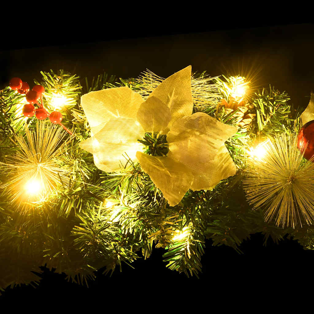 Julgirlang med LED-lampor PVC
