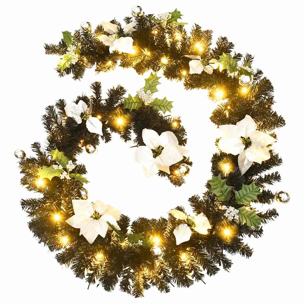 Julgirlang med LED-lampor PVC