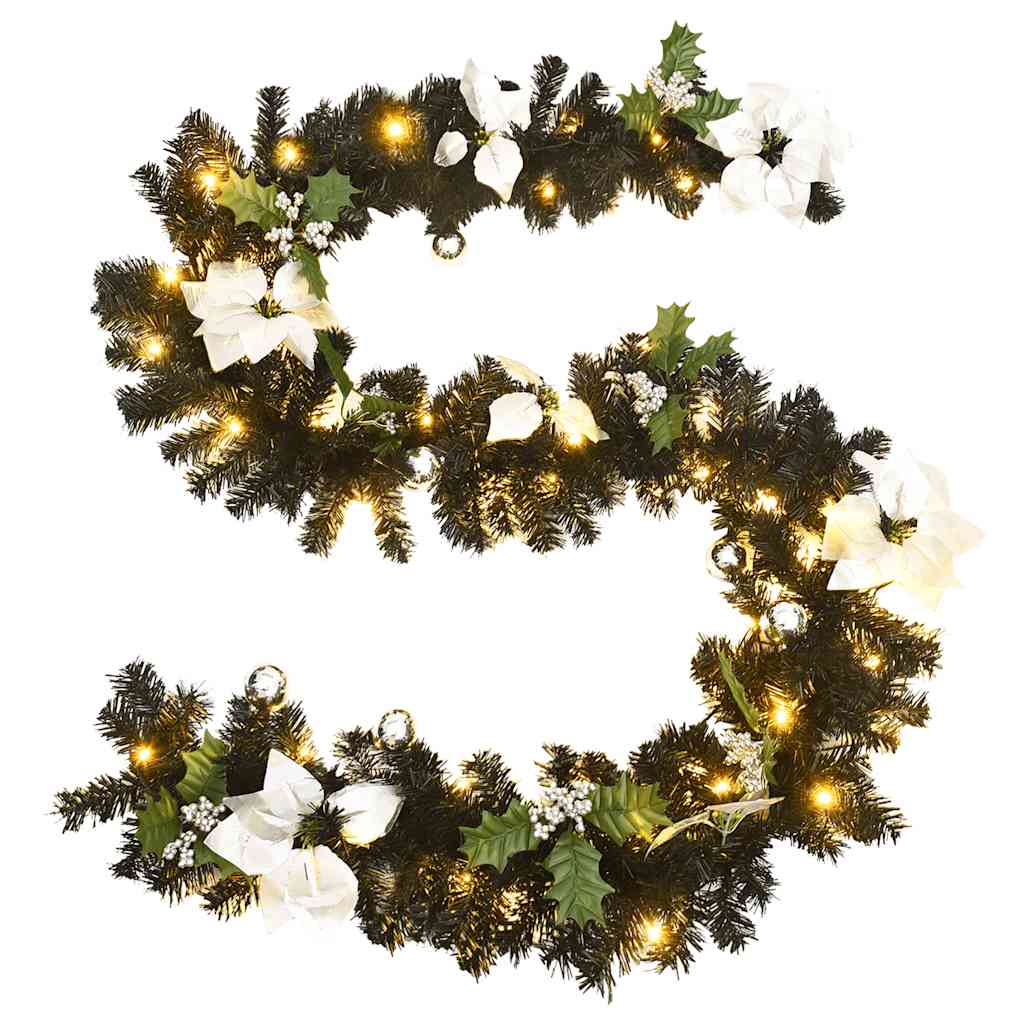 Julgirlang med LED-lampor PVC