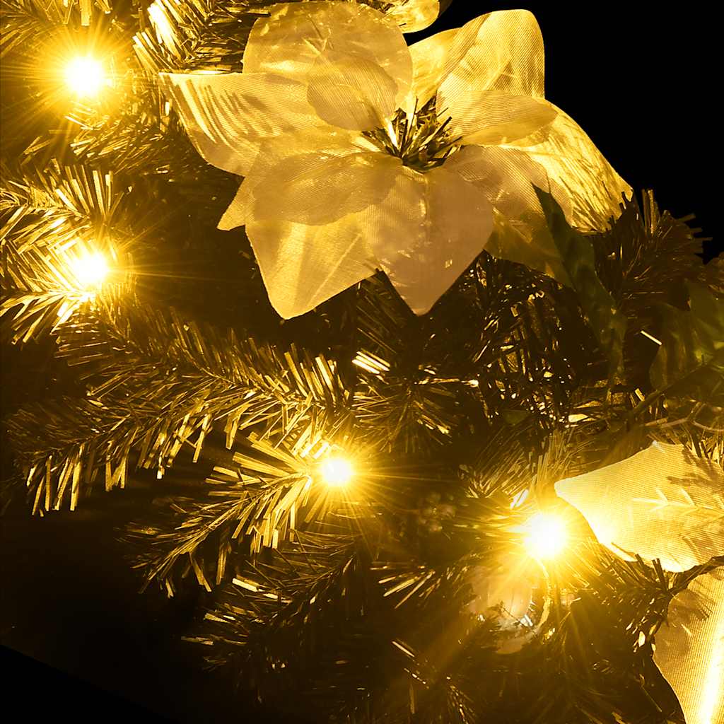 Julgirlang med LED-lampor PVC