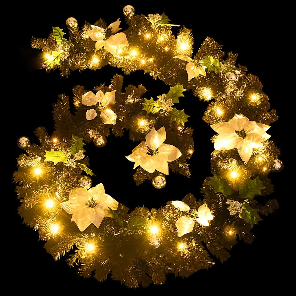 Julgirlang med LED-lampor PVC