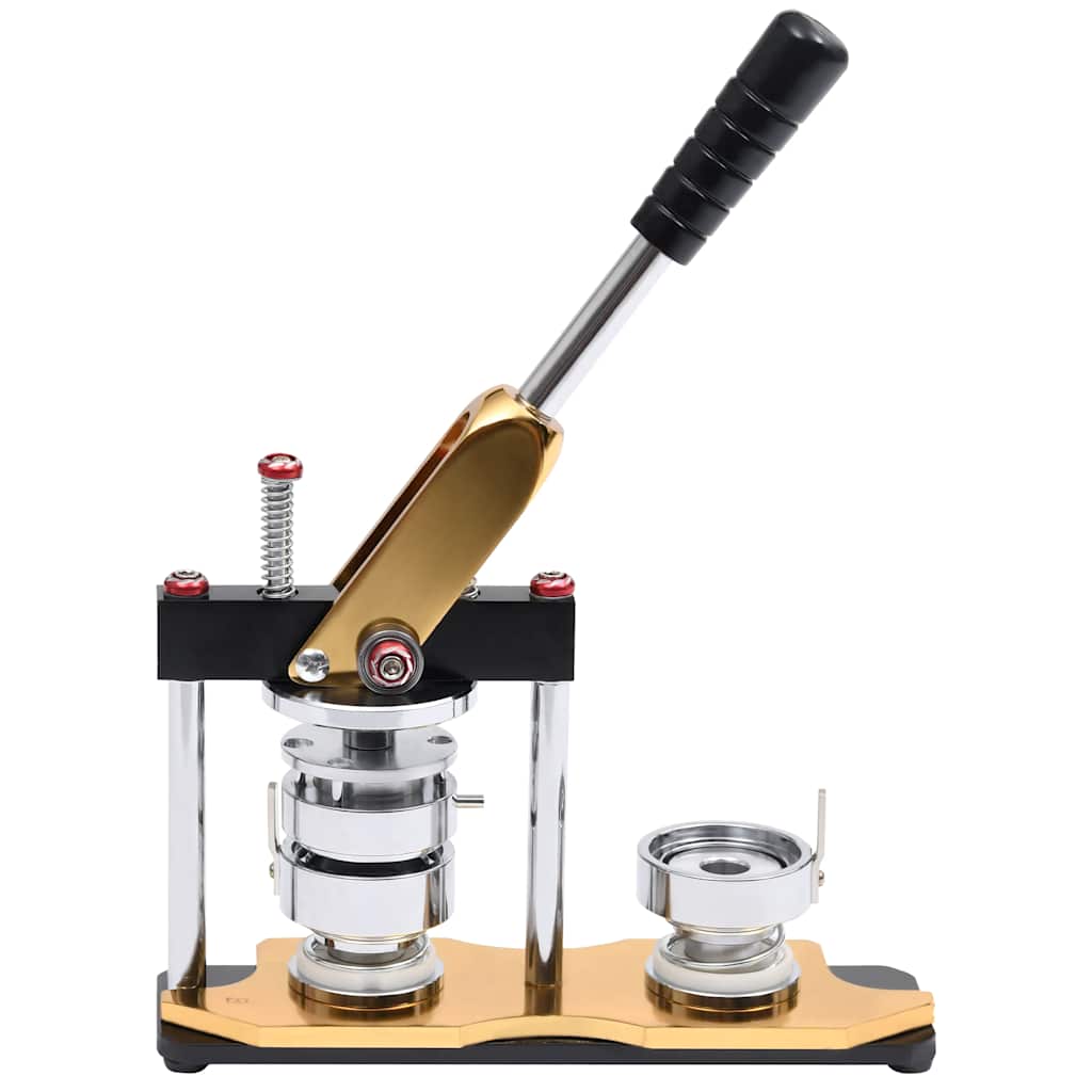 Knappmaskin Med Cirkelskärare Roterande