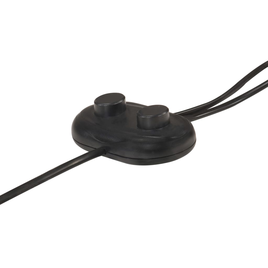 Golvlampa med 2 lampskärmar E27 gjutjärn