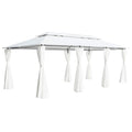 Paviljong Med Draperier 180g Och M²