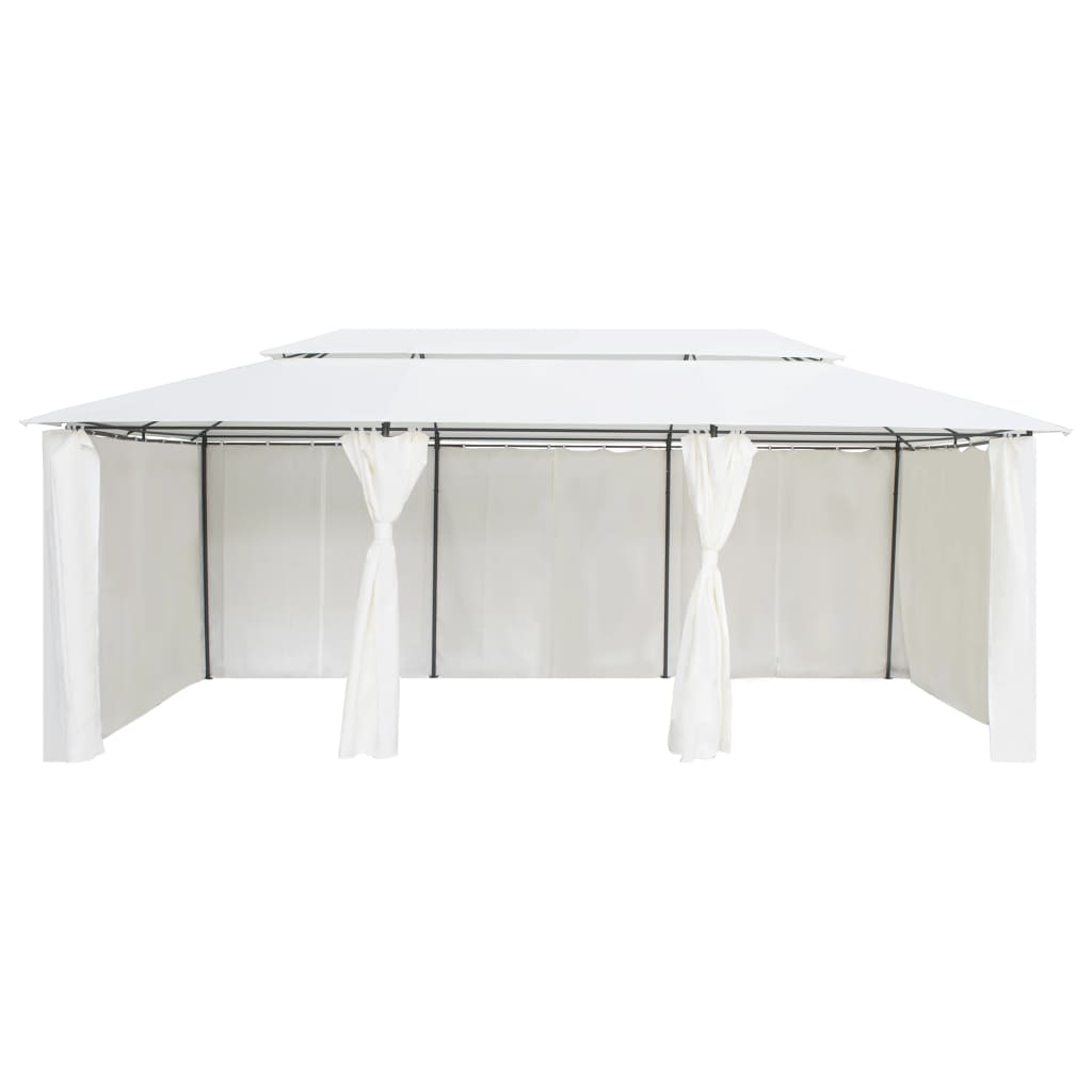 Paviljong Med Draperier 180g Och M²