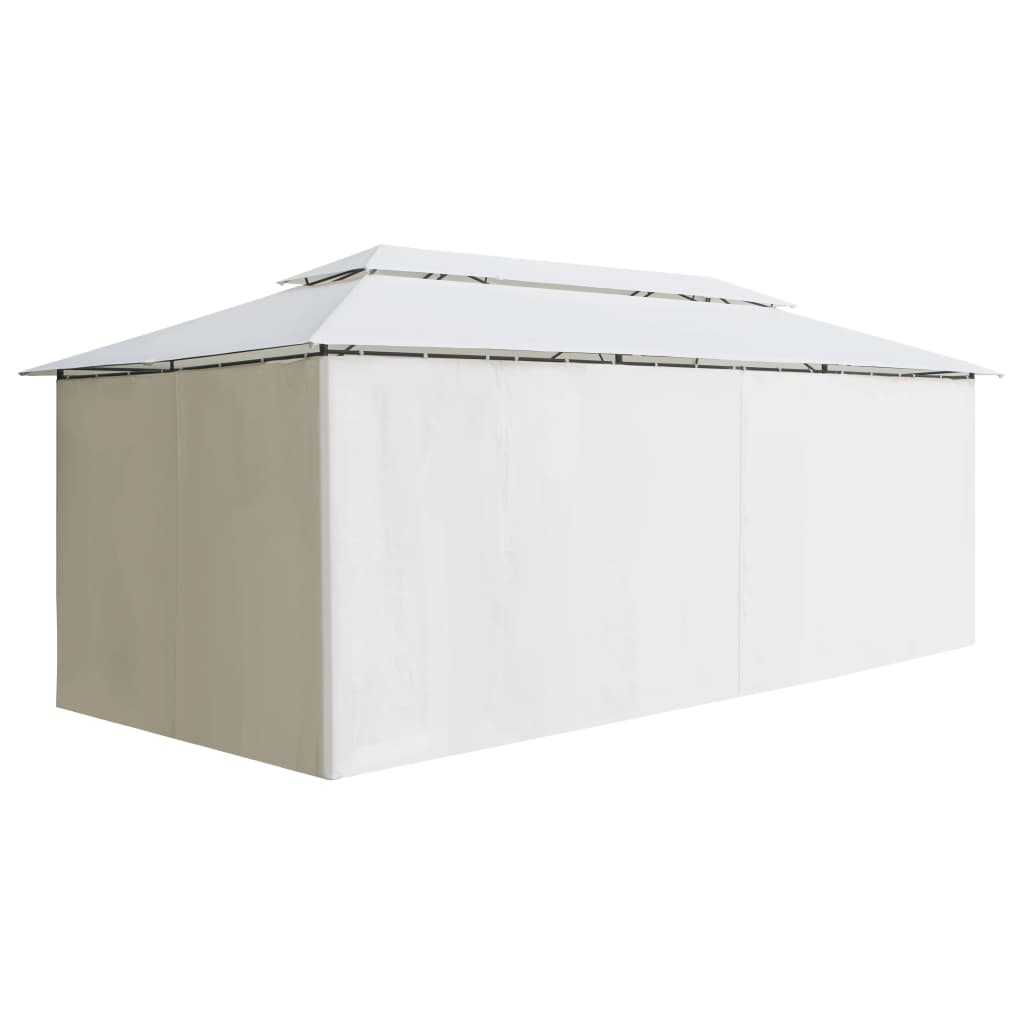 Paviljong Med Draperier 180g Och M²