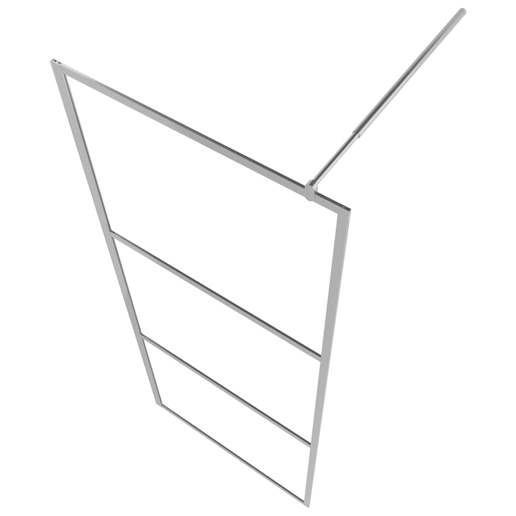 Duschvägg med halvfrostat ESG-glas