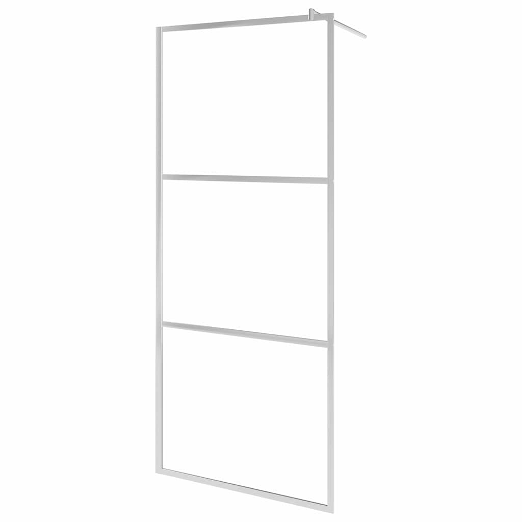 Duschvägg med helfrostat ESG-glas