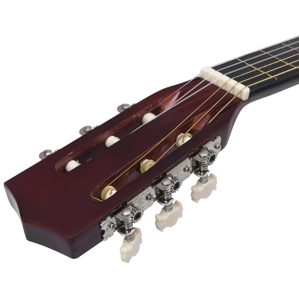 Gitarr för nybörjare med fodral klassisk 4 4 39"