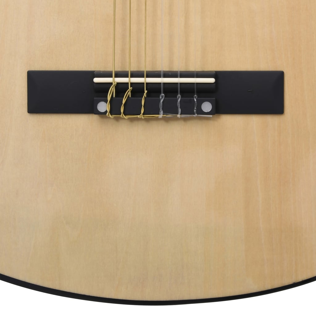 Gitarr för nybörjare med fodral klassisk 4 4 39"