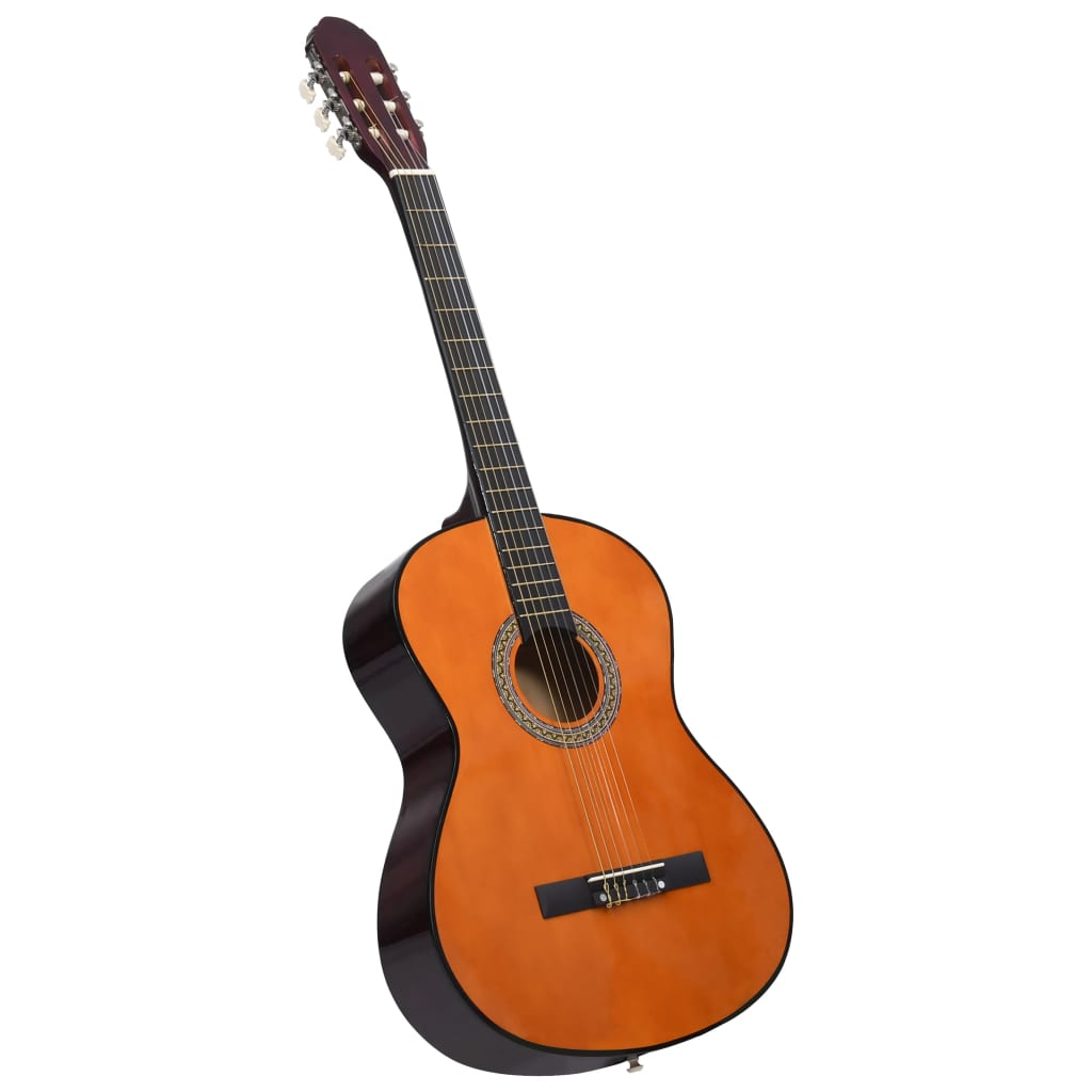 Gitarr för nybörjare med fodral klassisk 4 4 39"