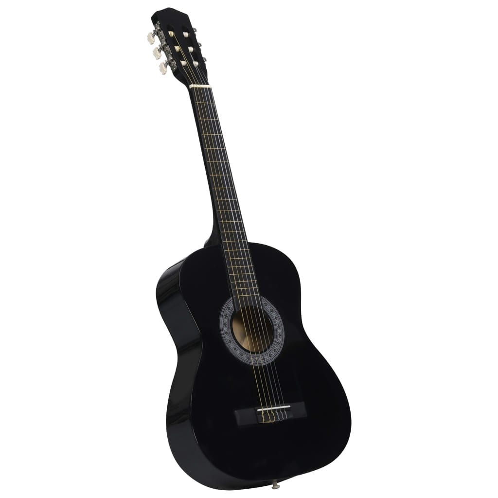 Gitarr för nybörjare med fodral klassisk 3 4 36"