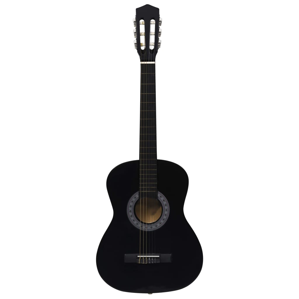 Gitarr för nybörjare med fodral klassisk 3 4 36"
