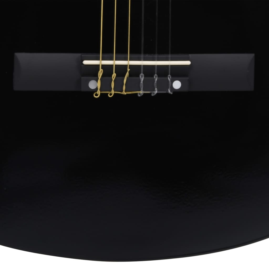 Gitarr för nybörjare med fodral klassisk 3 4 36"